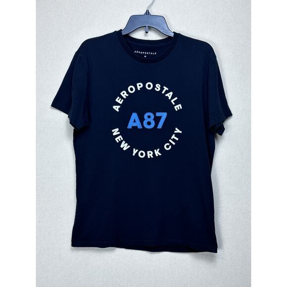 Aeropostale A87 New York City T-Shirt Medium Black - Picture 2 of 9